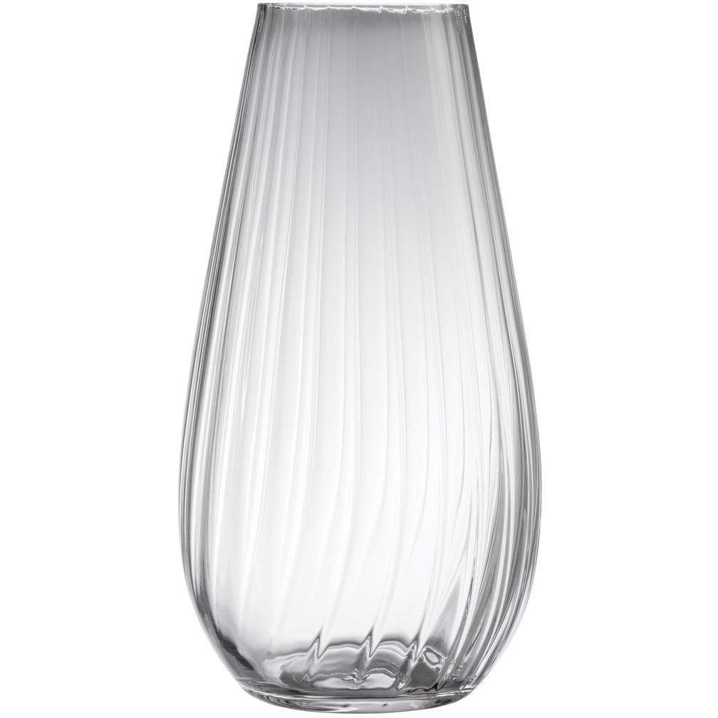 Galway Crystal Erne 9.5" Vase A pattern taking inspiration from the River of the same name. Rising in County Cavan and rippling throughout Fermanagh then turning west into Donegal Bay.