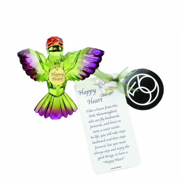 Happy Heart Hummingbird Green