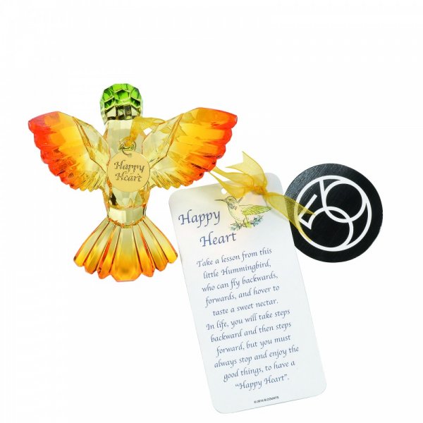Happy Heart Hummingbird Orange