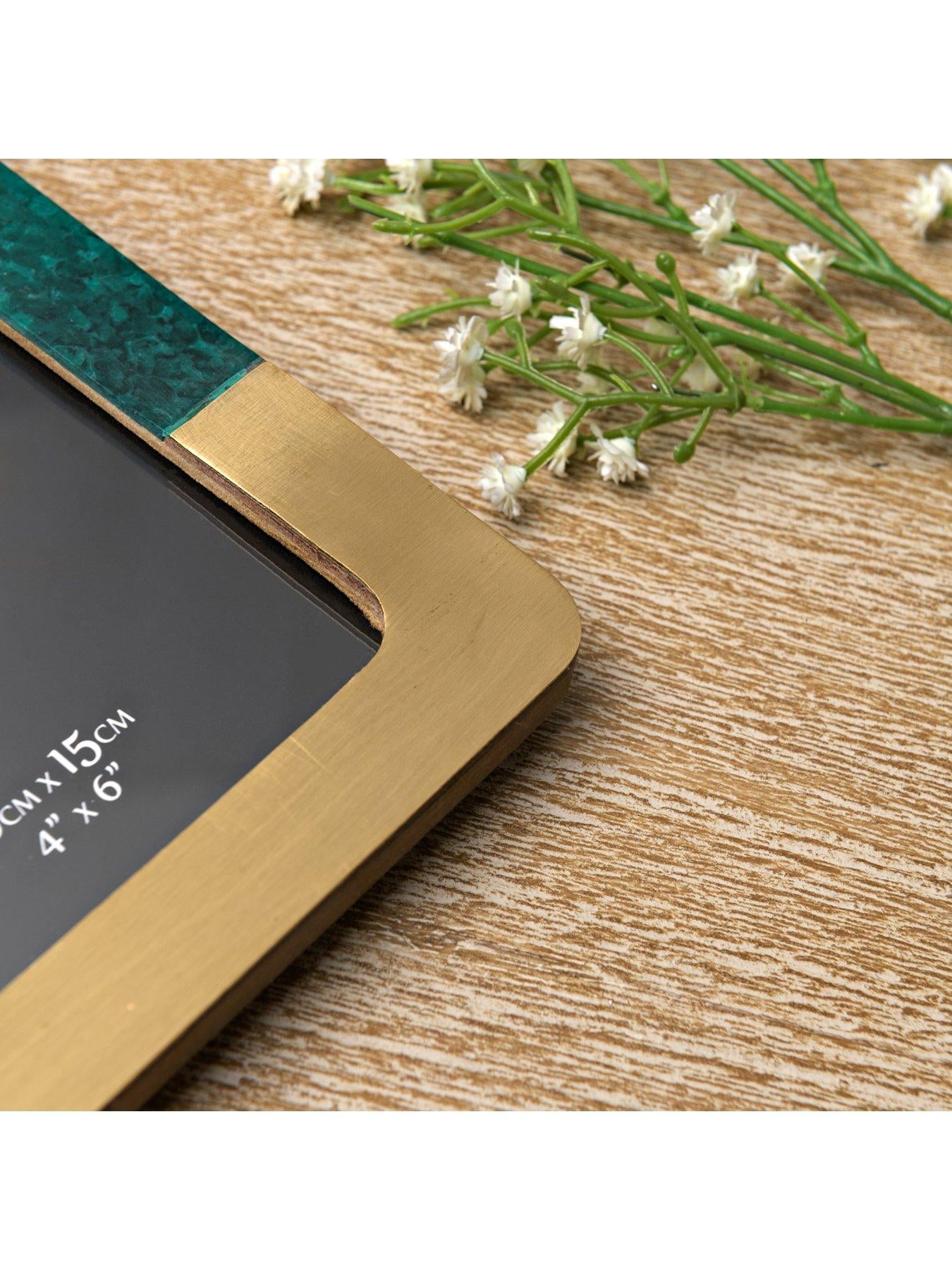 Hestia Malachtite Resin Photo Frame