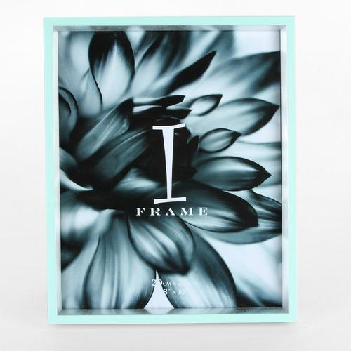 iFrame Duck Egg & Silver Photo Frame 8" x 10"