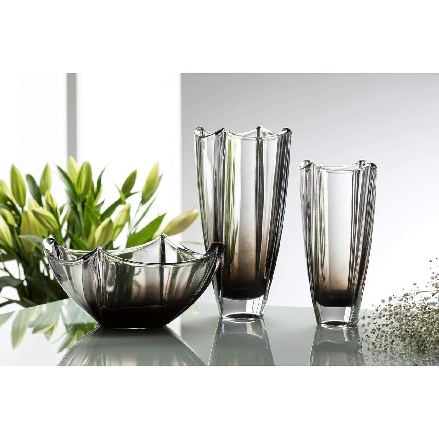 Galway Crystal Onyx Dune 10" Bowl