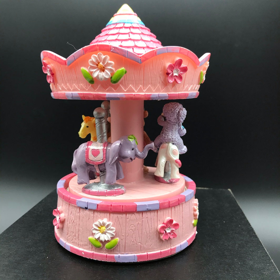 Carousel Pink Bears Animals