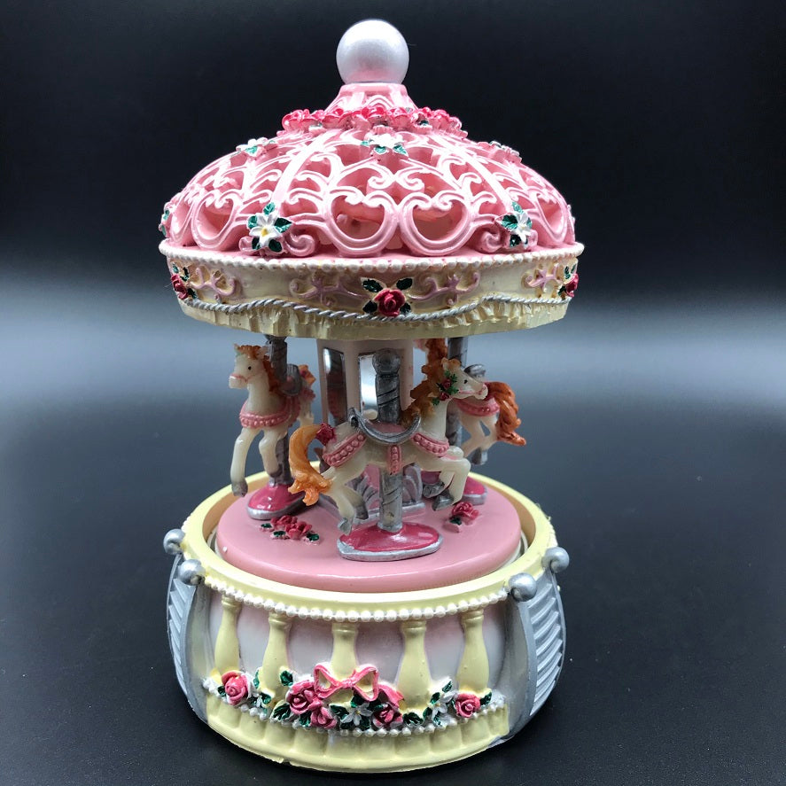 Pink Carousel by Music Box World