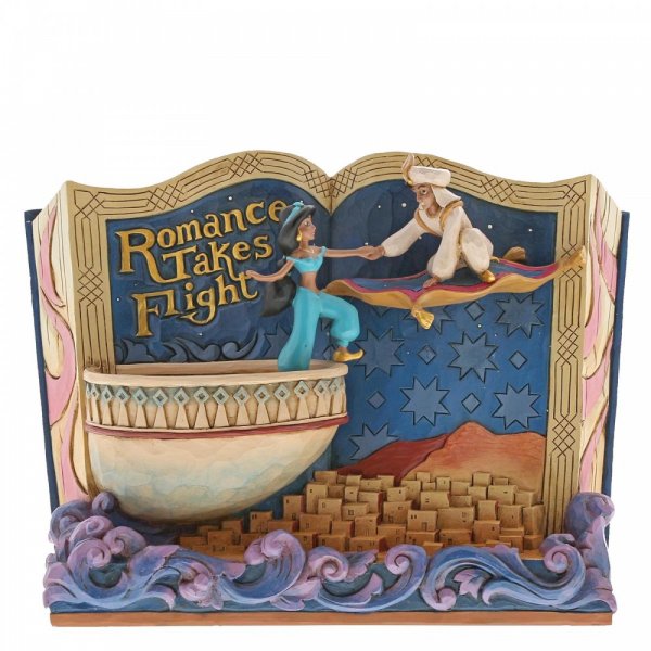 Romance Takes Flight Storybook Aladdin Figurine
