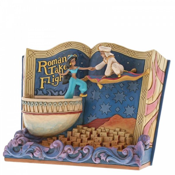 Romance Takes Flight Storybook Aladdin Figurine