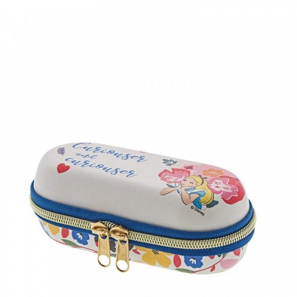 Enchanting Collection Disney Alice in Wonderland Glasses Case This beautiful range of ladies' accessories showcases a bold but feminine design that's sure to be appealing to any Disney lover. Makes a perfect gift or self-purchase Wipe clean fabric.