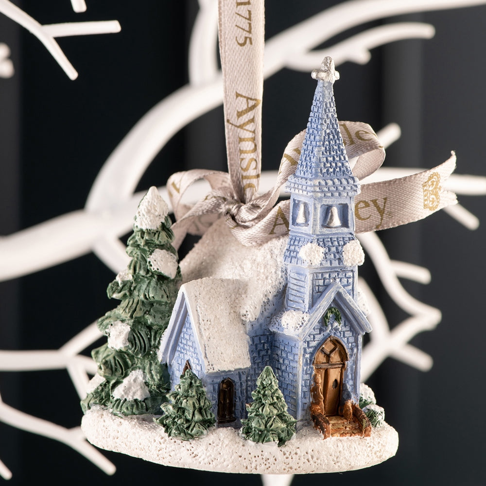 Aynsley Church Hanging Christmas Ornament