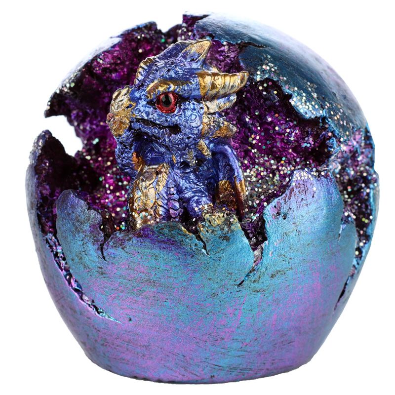 Baby Dragon LED Geode Hatching Dragon Egg - Blue