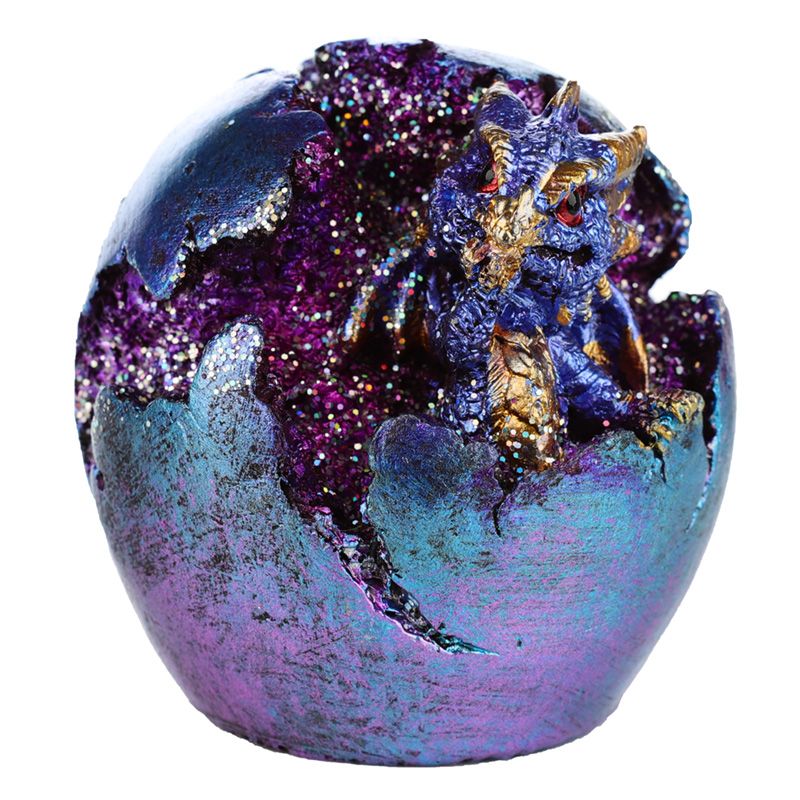Baby Dragon LED Geode Hatching Dragon Egg - Blue