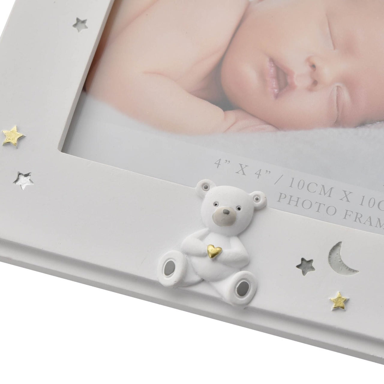 Bambino Resin Grandchild Photo Frame 4" x 4" A Grandchild photo frame from BAMBINO BY JULIANA®. This affectionately personalised frame is a heart-warming gift for new grandparents.