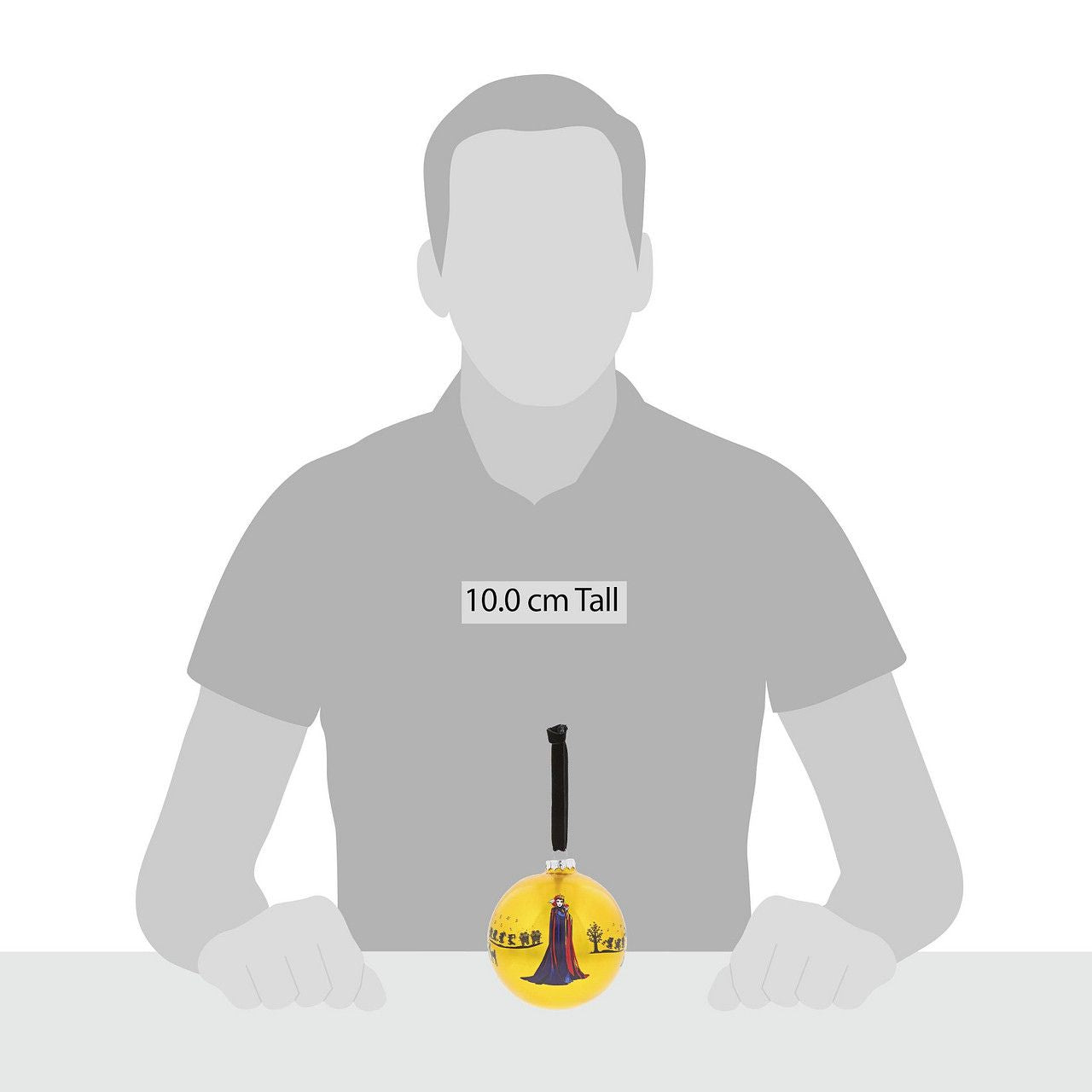 Disney Collection Evil Queen Christmas Bauble Pick Your Poison One bite and all your dreams will come true. The Evil Queen is ready to be the fairest in the land in this wickedly villainous glass bauble. This fabulous Snow White and the Seven Dwarfs keepsake would make a lovely unique gift for a friend, or a self-purchase to brighten up the home.