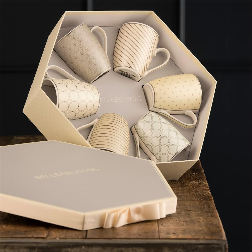 Belleek Living Geometric Pastles Mug Collection
