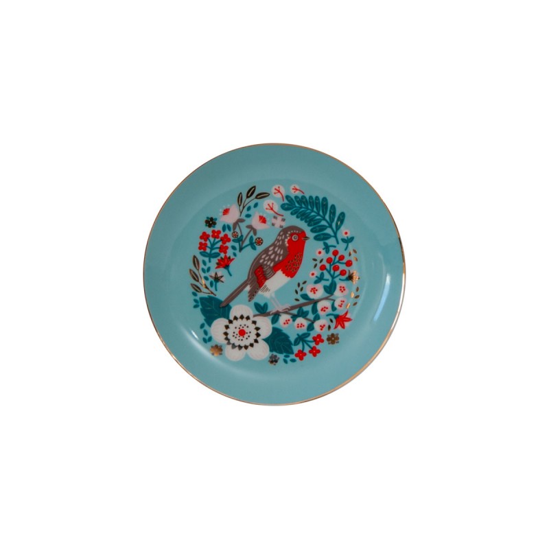 Birdy Biscuit Plates Set of 4