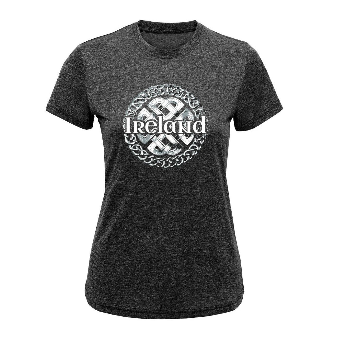 Cara Craft Black Ireland 3D Circle Knot T-Shirt