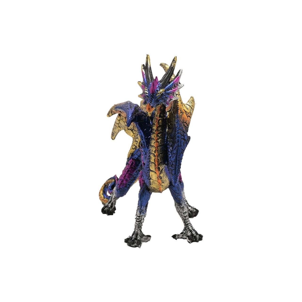 Blue Dragon With Gold Wings Figurine A blue dragon with gold wings figurine by HOCUS POCUS NOVELTIES®. This majestic figurine captures the mythical world of dragons for those obsessed with fantasy.
