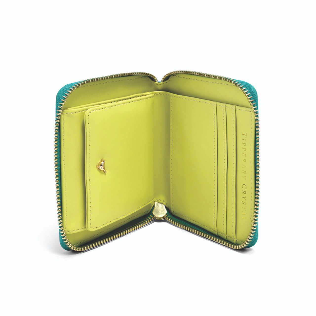Tipperary Crystal Blue Tit Birdy Wallet Our brightly coloured Birdy wallets are a perfectly compact ladies wallet. Designed to bring a splash of colour into your life! RFID blocking wallet, designed to block RFID readers from scanning your credit cards.