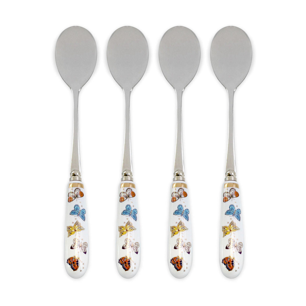 Tipperary Crystal Butterfly Dessert Spoons