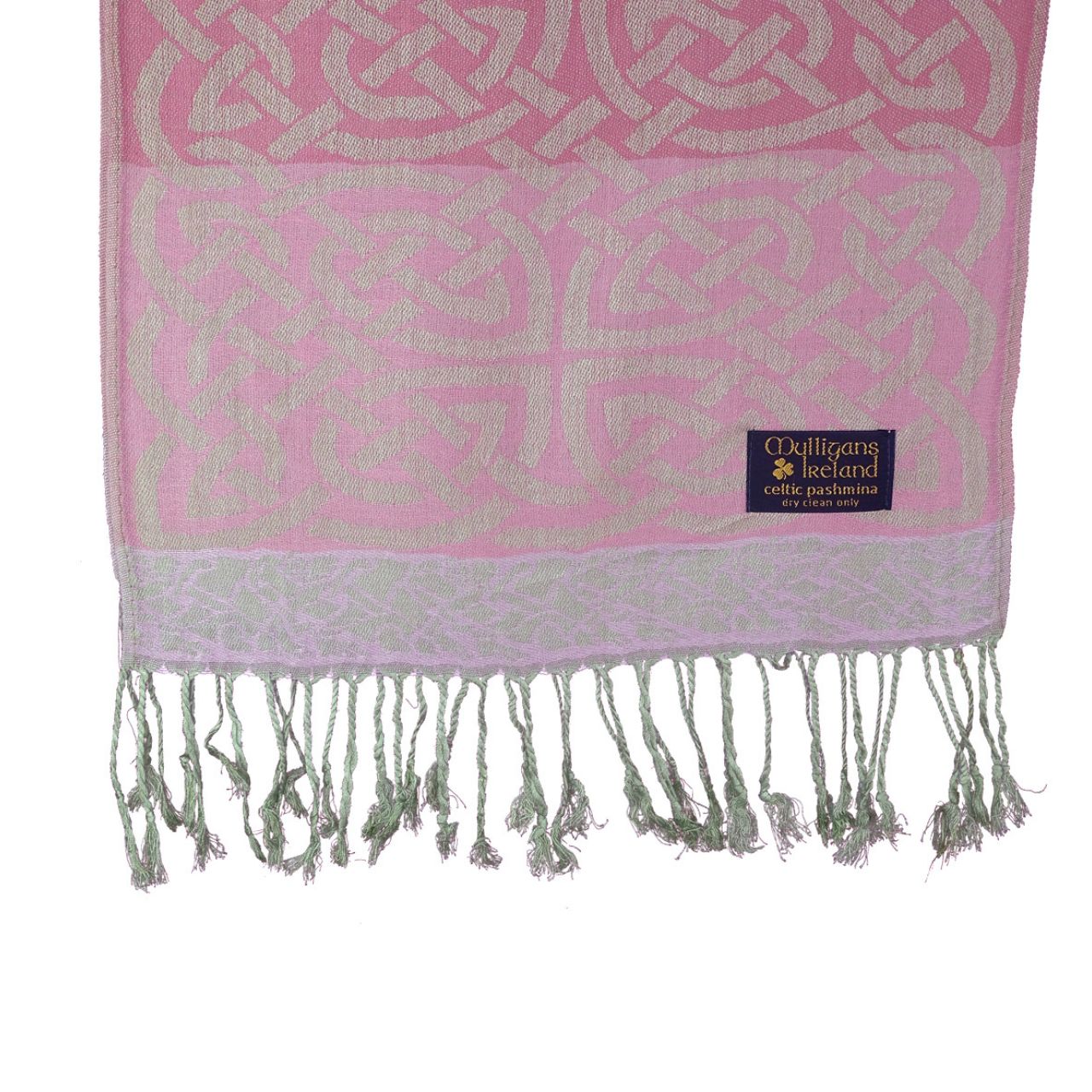 Mulligans Ireland Cathaigh Celtic Pashmina Scarf Inis Cathaigh or Scattery Island lies in the Shannon Estuary, off the coast of Kilrush, County Clare. The island was founded by St. Senan (Senán mac Geircinn), a prominent sixth century Munster saint. he was renowned for his sanctity and miracles.