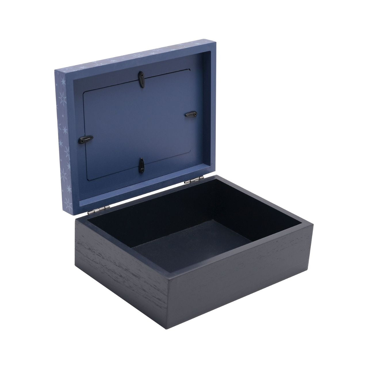 Celestial Photobox 6" x 4" This attractive photobox provides a safe place for treasured keepsakes with a personalised touch.