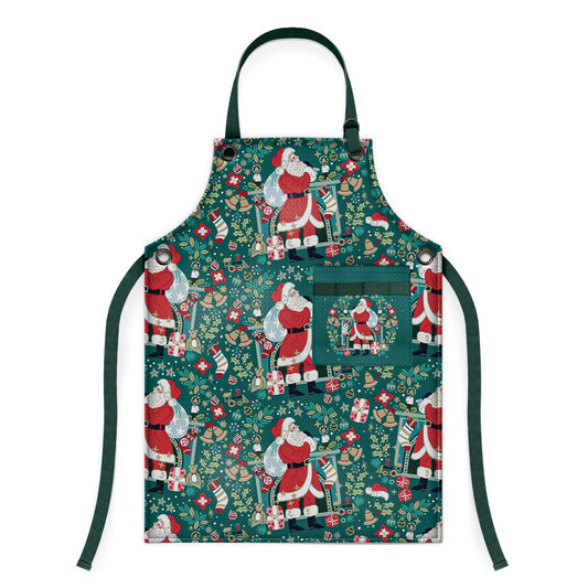 Tipperary Crystal Christmas Apron - Santa with Sack - NEW 2022  Gather your loved ones for a holiday celebration to remember. Our Christmas Tableware is made to bring festive happiness to lunch, dinner and every meal in between. 