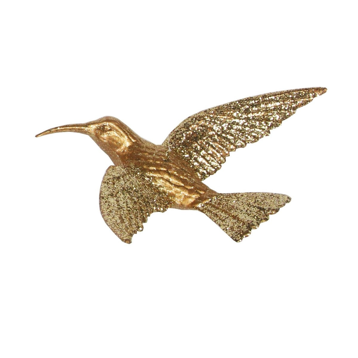 Gisela Graham Copper Hummingbird Christmas Hanging Ornaments
