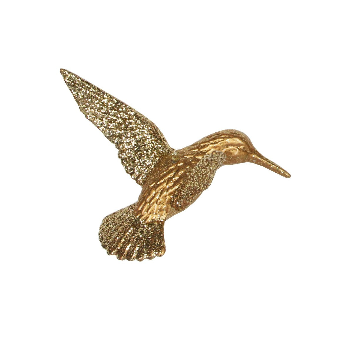 Gisela Graham Copper Hummingbird Christmas Hanging Ornaments