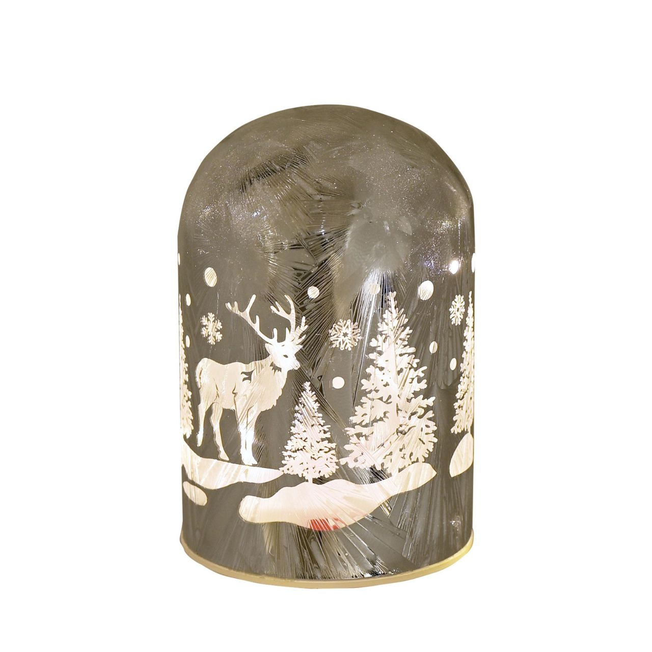 Christmas Domed Frosted Haven Glass LED Tube Light A glass domed LED tube light. This illuminating decoration is a delightful twist on the traditional this Christmas.
