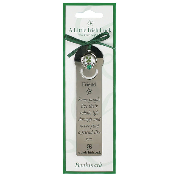 Bookmark Clover – Friend Irish Friend Saying