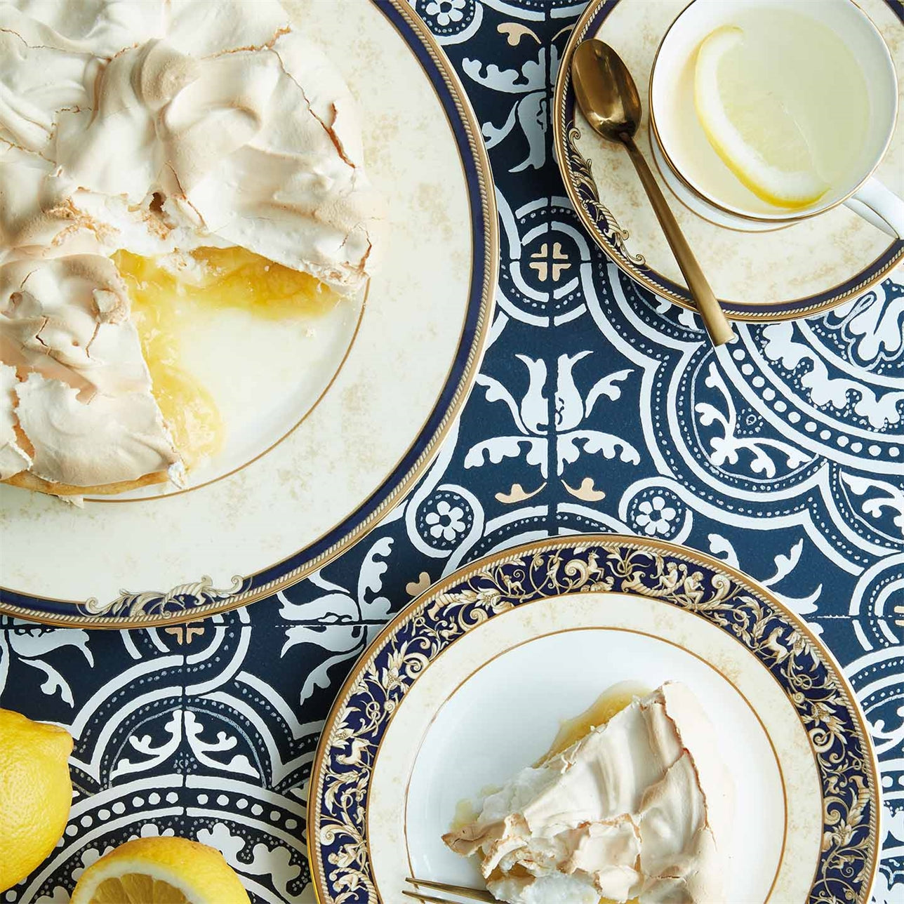 Wedgwood Cornucopia Dinner Plate 27cm Wedgwood Cornucopia is inspired by the mythical 'Horn of Plenty,' and is characterized by designs featuring legendary creatures like unicorns and satyrs.