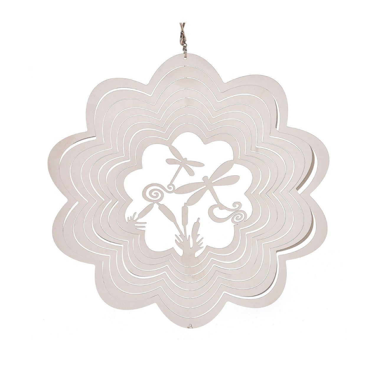 Suncatcher Country Living Dragonfly Garden Spinner A charming silver metal wind spinner perfect for hanging from a tree or in a window. From The Collection by Country Living - gift, garden and home bringing you closer to the Great British outdoors.