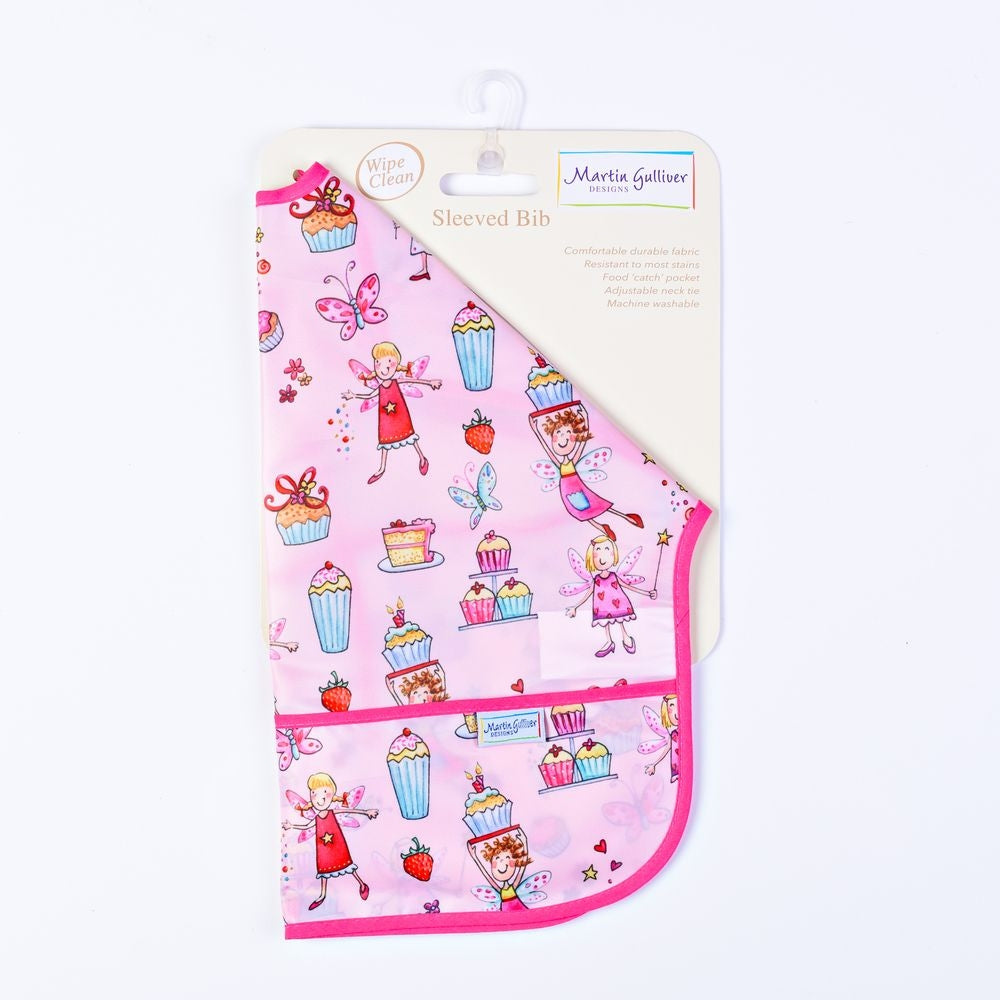Martin Gulliver Cup Cake Fairy Sleeved Bib