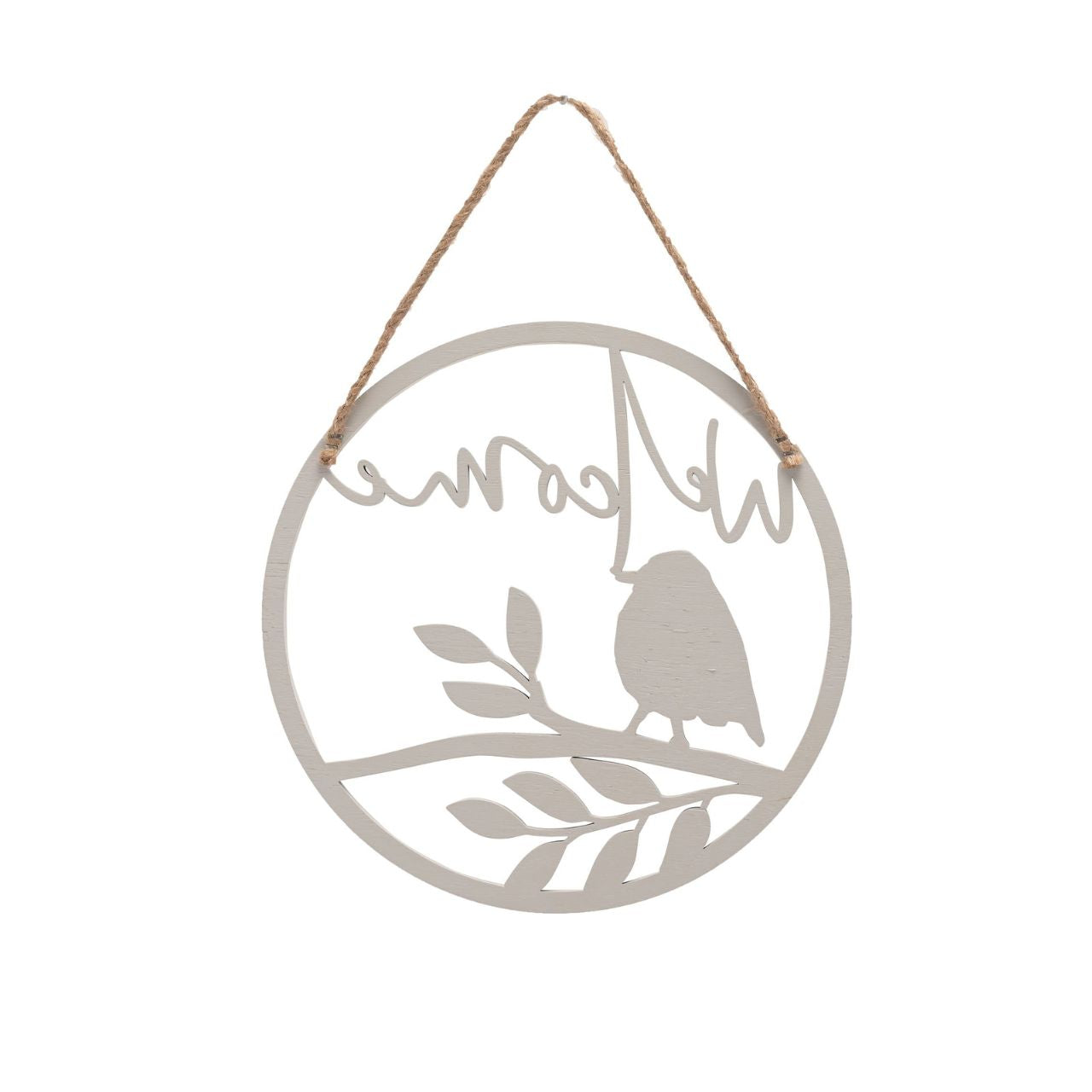 Country Living Cut-Out Sign "Welcome" A Welcome cut-out sign by COUNTRY LIVING®. This affectionately designed sign uses the joy of nature to provide a warm welcome message to guests.