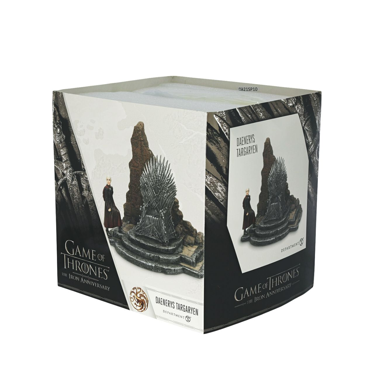 Dept 56 Daenerys Targaryen Figurine - Game of Thrones  Daenerys of the House Targaryen, the First of Her Name, Breaker of Chains and Mother of Dragons has been immortalised in this highly detailed figurine. Captured in this iconic scene from series 8 of Game of Thrones.