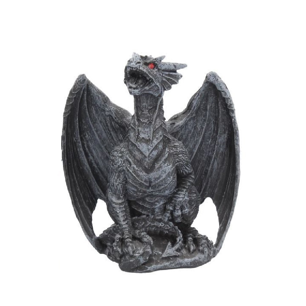 Dark Fury Obsidian Dragon Figurines