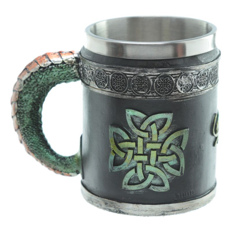 Decorative Dark Legends Dragon Tankard - Green