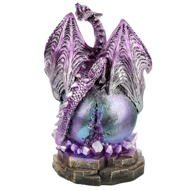 Dark Legends LED Geode Plinth Dragon Egg - Purple