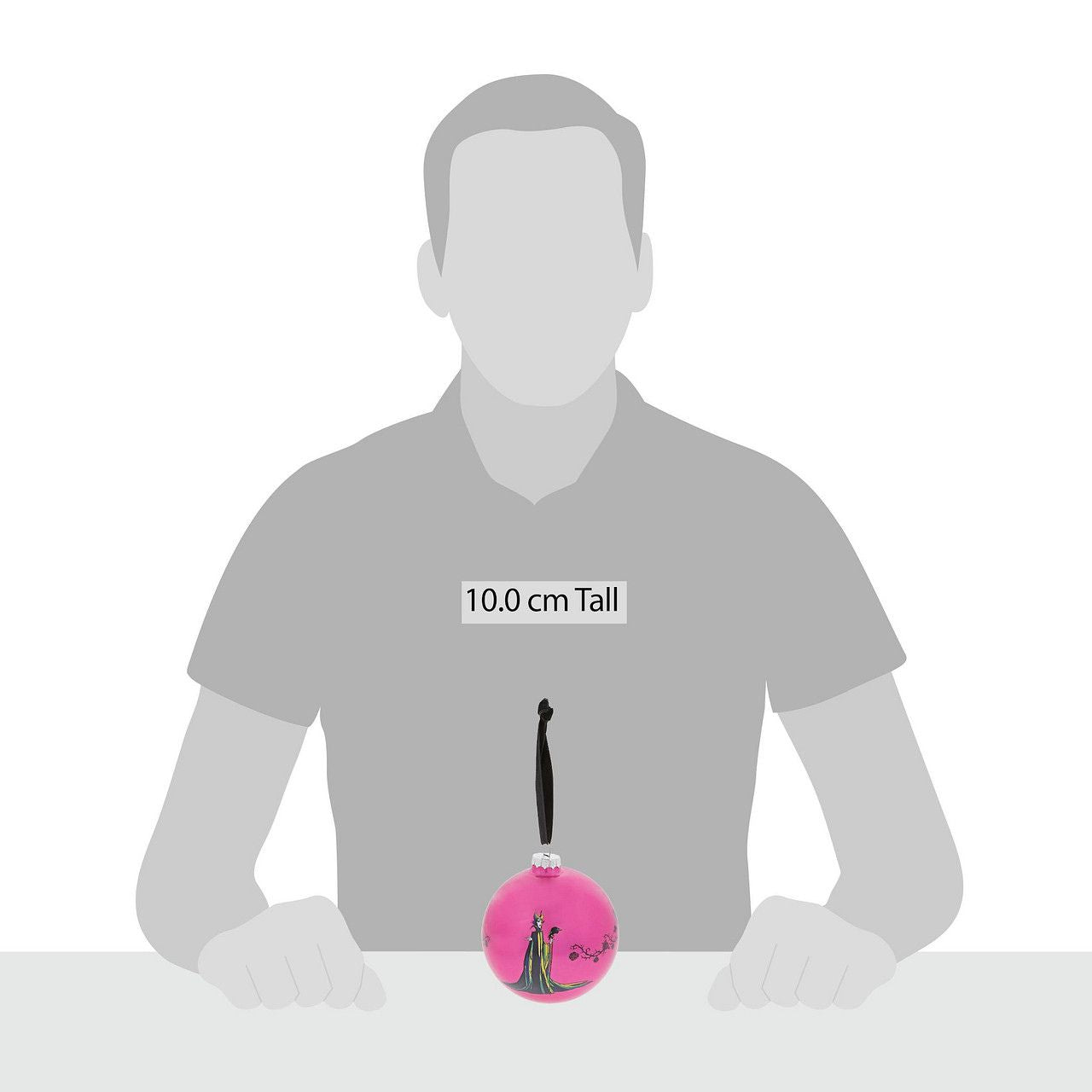 Disney Christmas Bauble Collection A Forest Of Thorns - Maleficent Bauble The Mistress of Evil, Maleficent stands out against the Princess Aurora amongst a forest of thorns in this glass bauble. This fabulous Sleeping Beauty keepsake would make a lovely unique gift for a friend, or a self-purchase to brighten up the home.