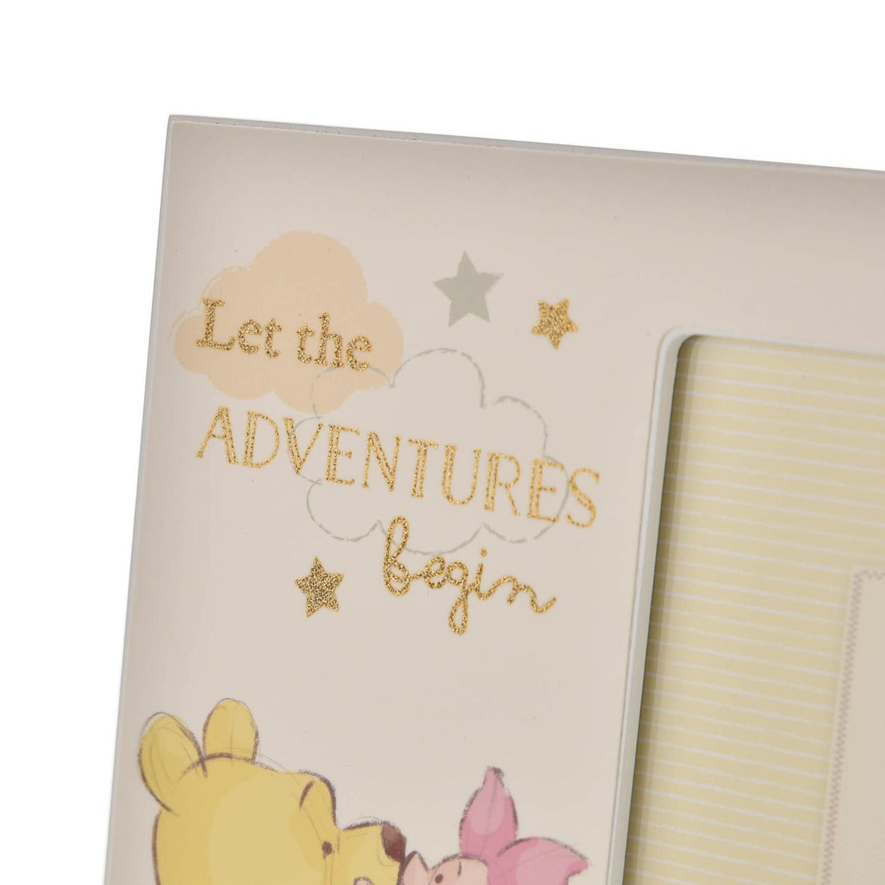 Disney Magical Beginnings Frame Pooh Adventure A Pooh adventure photo frame from Disney. This adorable Magical Beginnings frame makes a treasured keepsake designed with babies in mind.