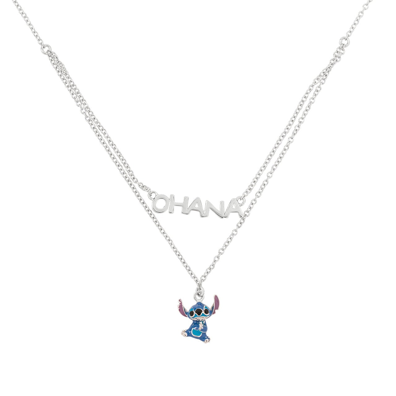 Disney Stitch Ohana Layered Necklace