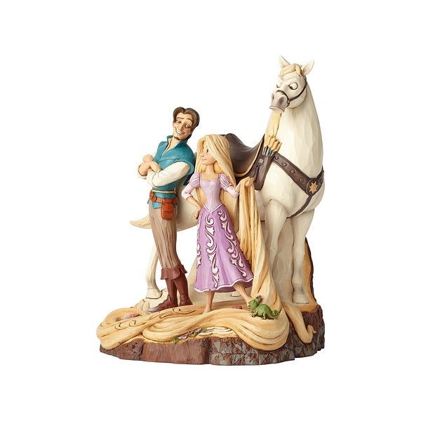 Live Your Dream (Carved by Heart Tangled Figurine) After a daring, narrow escape, Tangled's Rapunzel and Flynn Rider are determined to live their dreams - they'll soon discover their new dreams are each other.