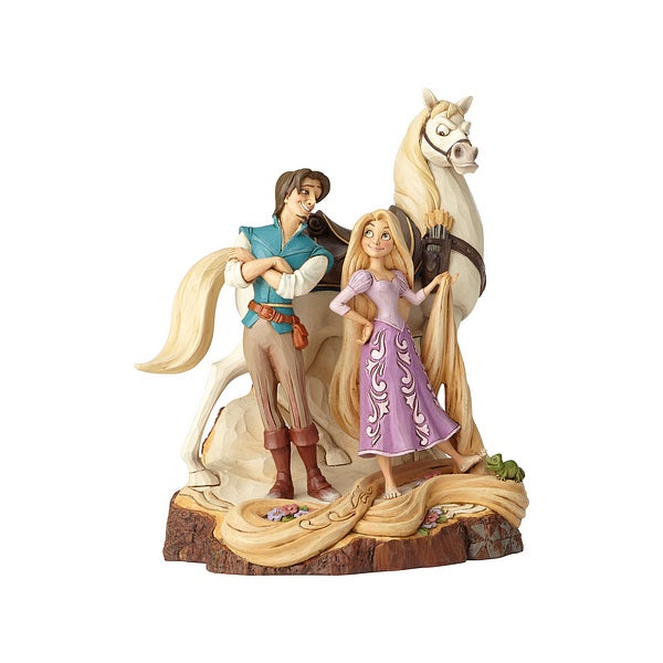 Live Your Dream (Carved by Heart Tangled Figurine) After a daring, narrow escape, Tangled's Rapunzel and Flynn Rider are determined to live their dreams - they'll soon discover their new dreams are each other.