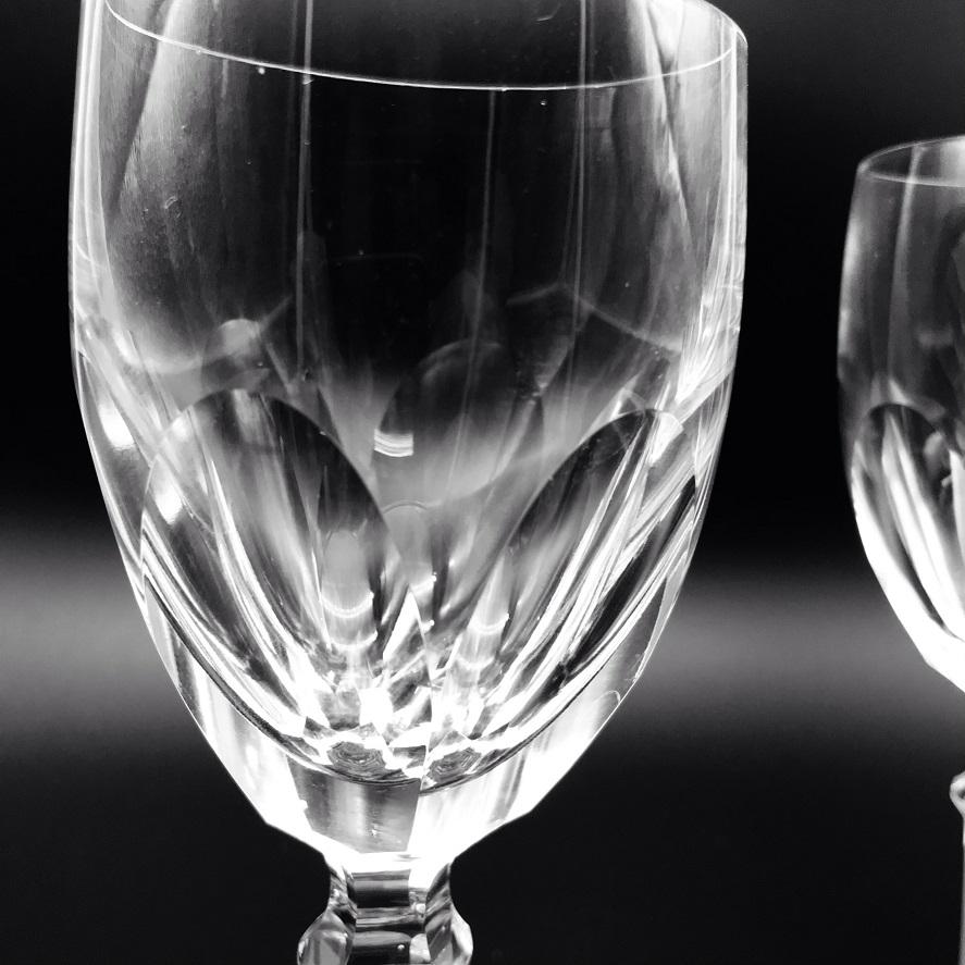 Waterford Crystal Dunloe Claret Wine Pair Part of Waterford's Special Order Program Made in Waterford Factory Ireland