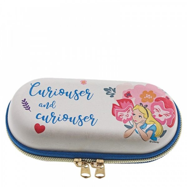 Enchanting Collection Disney Alice in Wonderland Glasses Case This beautiful range of ladies' accessories showcases a bold but feminine design that's sure to be appealing to any Disney lover. Makes a perfect gift or self-purchase Wipe clean fabric.