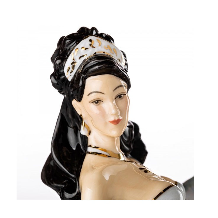 English Ladies Company Silver Radiance NEW 2021  Joining our English Ladies figurine collection this September is Silver Radiance. This gorgeous figurine is dress in a beautiful silver dress is decorated with elegant gold details. This sophisticated figurine is the perfect gift for celebrations such as a 25th wedding anniversary or would look beautiful on any collectors display.
