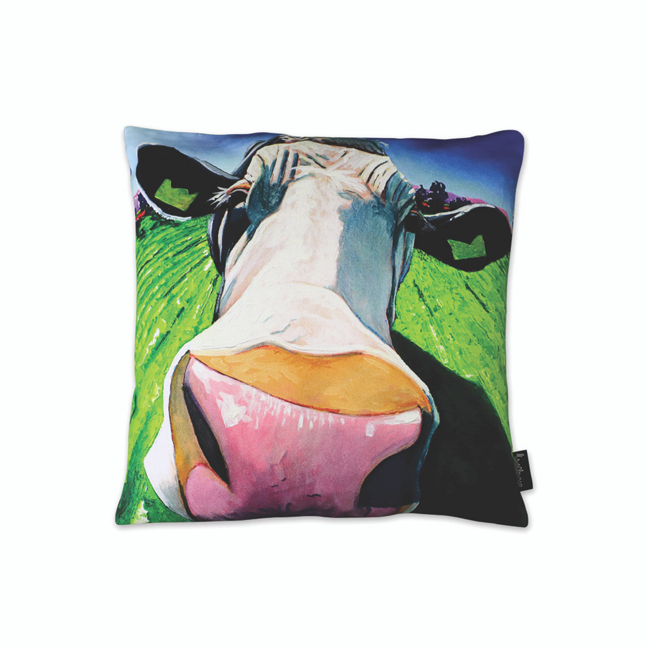 Eoin O'Connor The Moover And Shaker 45cm Cushion EOIN O’CONNOR’S eclectic style and striking use of colour makes his work instantly recognisable. While his command over scale and perspective is rooted in his architectural training, his passion remains firmly grounded in creating strikingly vibrant paintings which echo his unique view of Irish life.