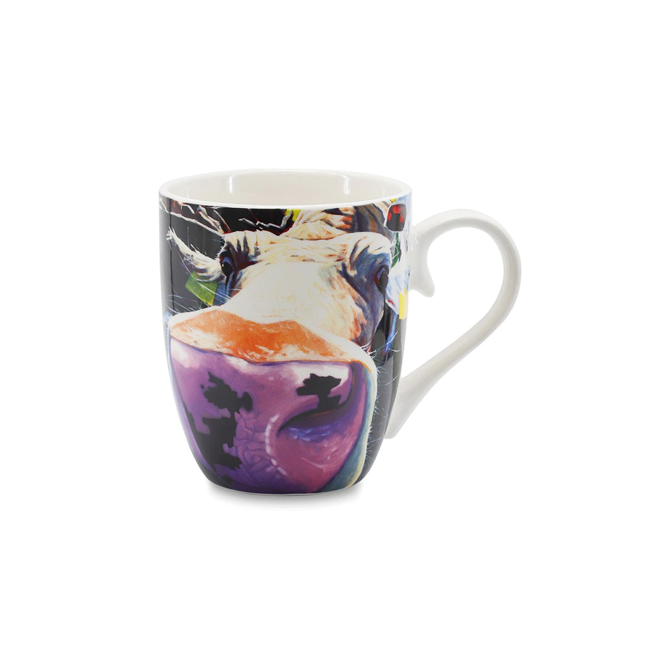 Eoin O'Connor - Gridlock Mug - NEW 2021  EOIN O’CONNOR’S eclectic style and striking use of colour makes his work instantly recognisable. While his command over scale and perspective is rooted in his architectural training, his passion remains firmly grounded in creating strikingly vibrant paintings which echo his unique view of Irish life.