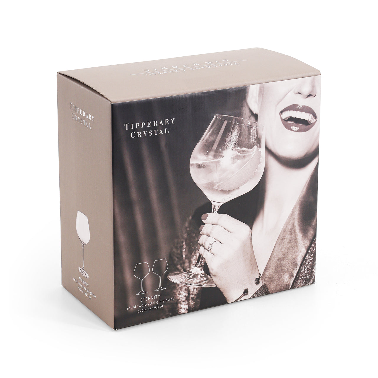 Tipperary Crystal Eternity Gin & Tonic Glasses Set of Two Just arrived Eternity Gin & Tonic Glasses Set of Two