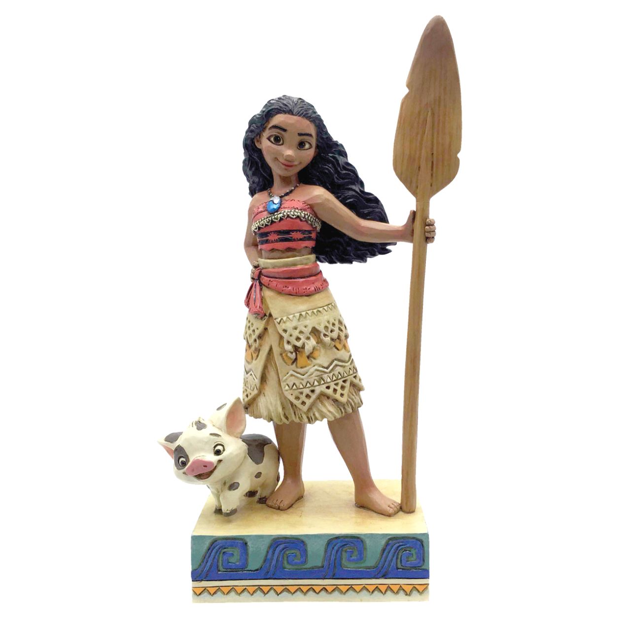 Disney Find Your Own Way Moana Figurine "The ocean is calling". Featured here is the newest Disney Princess, Moana. The headstrong teenager is chosen by the ocean to journey across the sea to save her people and the world.