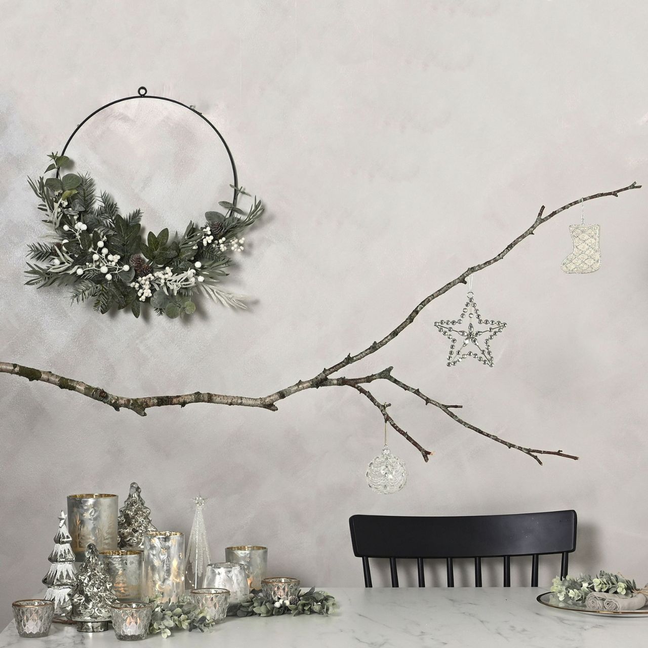 Christmas Frosted Haven Glass LED Tube Light Large A large glass LED tube light. This illuminating decoration is a delightful twist on the traditional this Christmas.